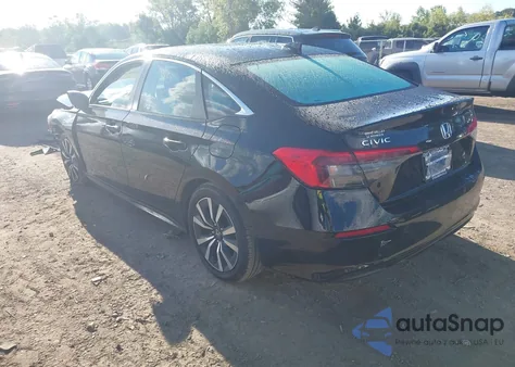 2023 Honda Civic Ex /Ex W/O Bsi z USA, uszkodzony, nr VIN 2HGFE1F78PH310815